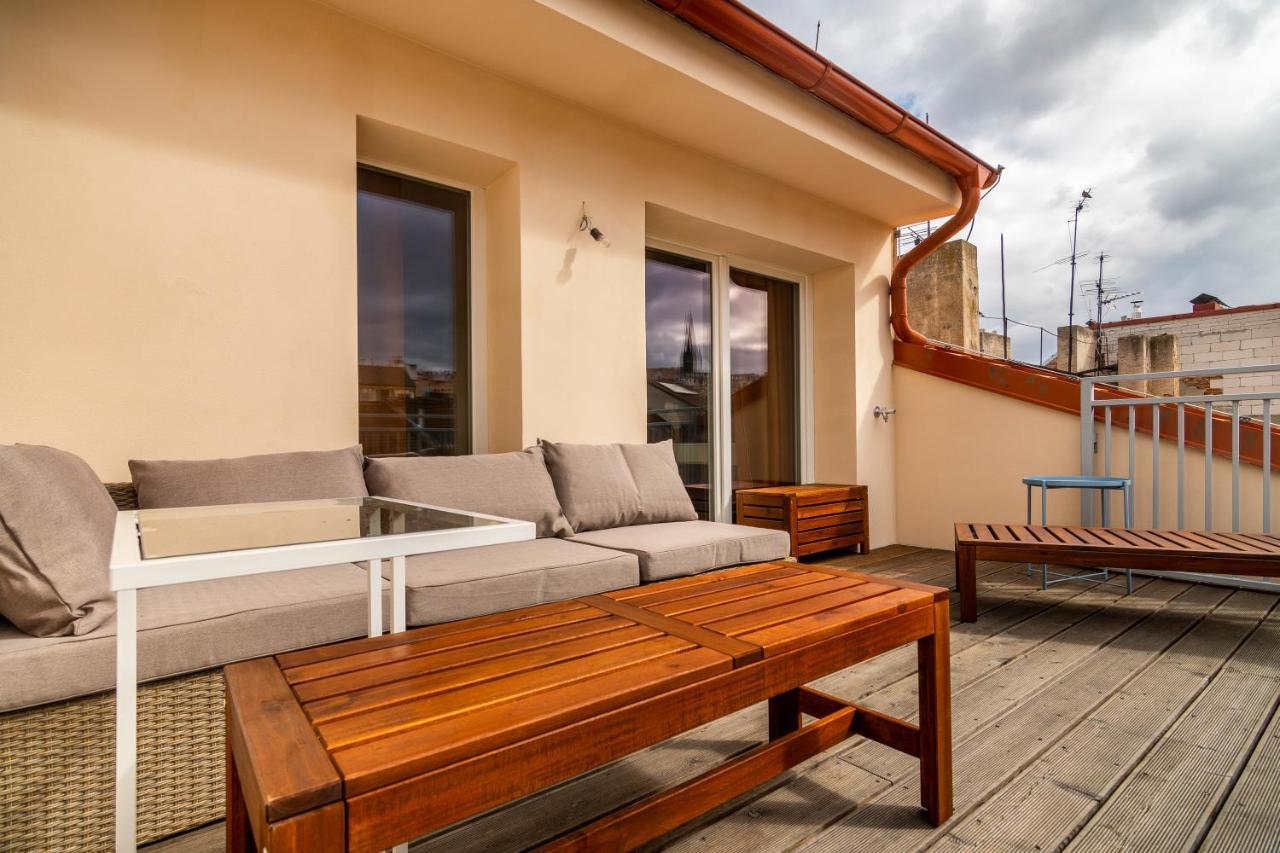 Apartamento Prague Days - Premium Loft W Terrace - View - Netflix - Ac Exterior foto